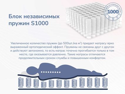 Матрас Димакс Relmas Cocos 3 S1000 180х190