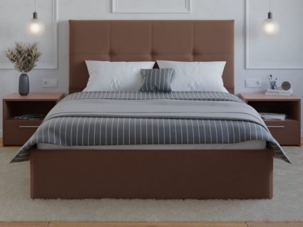 Кровать Lonax Алегра велюр Dolly-17 (с основанием)