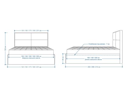 Кровать Lonax Марселла велюр Dolly-2 200х200