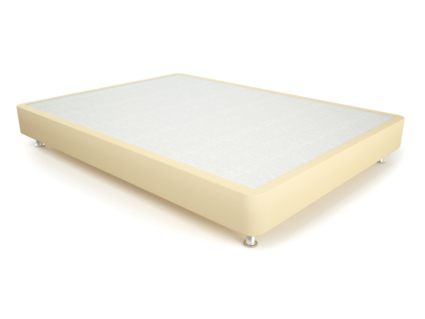 Кровать Mr.Mattress Fine Box экокожа Beige 276