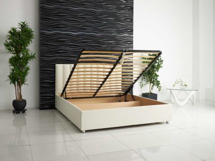 Кровать Димакс Лероса Крем с подъемным механизмом 180х190