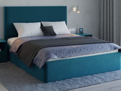 Кровать Lonax Фелиса велюр Dolly-17 (с основанием) 120х195