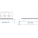 Кровать Lonax Аврора велюр Dolly-8 (с основанием) 160х200