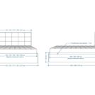 Кровать Lonax Адель велюр Dolly-8 (с основанием) 160х200