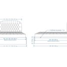 Кровать Lonax Венеция велюр Dolly-13 (с подъемным механизмом) 140х200