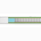 Матрас Denwir CLASSIC MIDDLE FOAM TFK 75х185