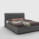 Кровать Sleeptek Premier 1 Экоожа Black 180х190