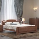 Кровать DreamLine Афродита 1 бук Орех 180х190